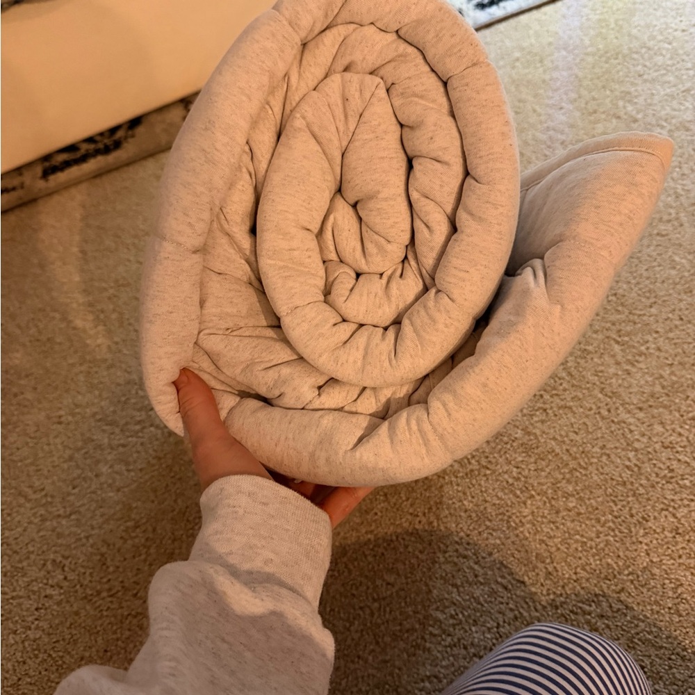 Crate&Barrel Soft Cream Comforter - Picture 2 of 13